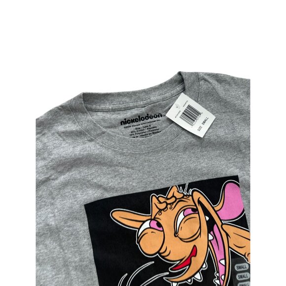 NICKELODEON Ren & Stimpy Retro Cartoon Graphic T Shirt Size Small NEW NWT - Picture 4 of 5